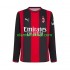 Camisola AC Milan Homem Equipamento Primeiro 2026-2027 Manga Comprida